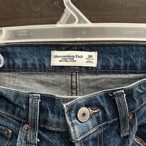 Abercrombie & Fitch Relaxed Fit Blue Denim Jeans